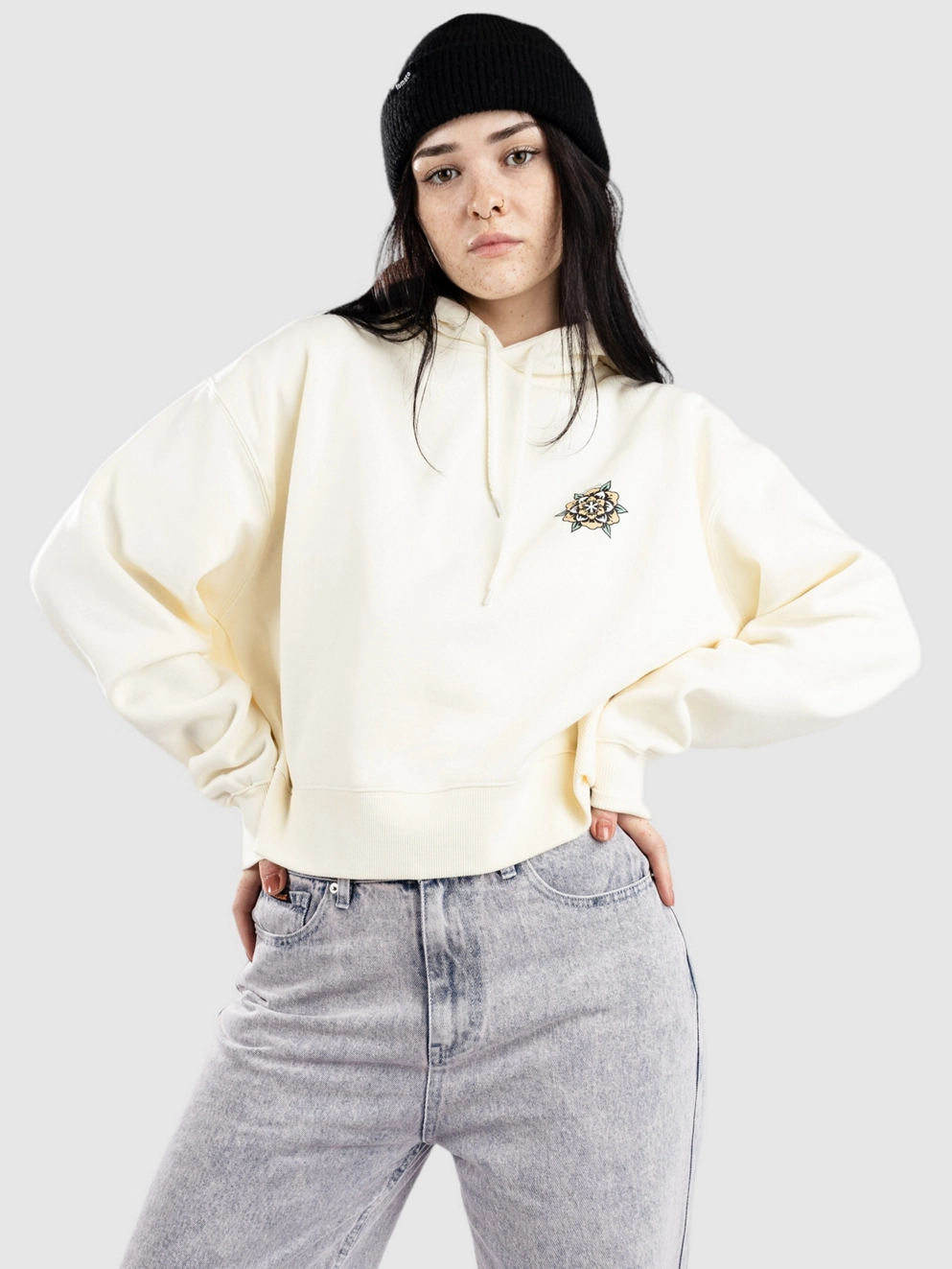 Santa Cruz Heart Set Hoodie off white