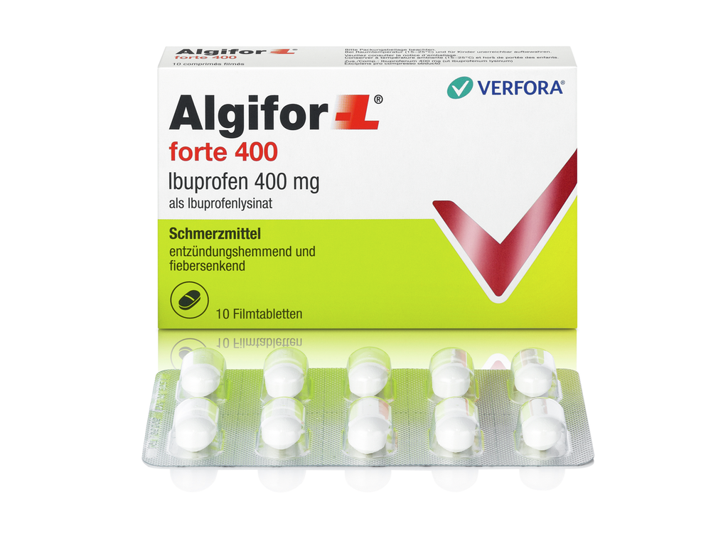 ALGIFOR forte Filmtabl 400 mg Blist 10 Stk