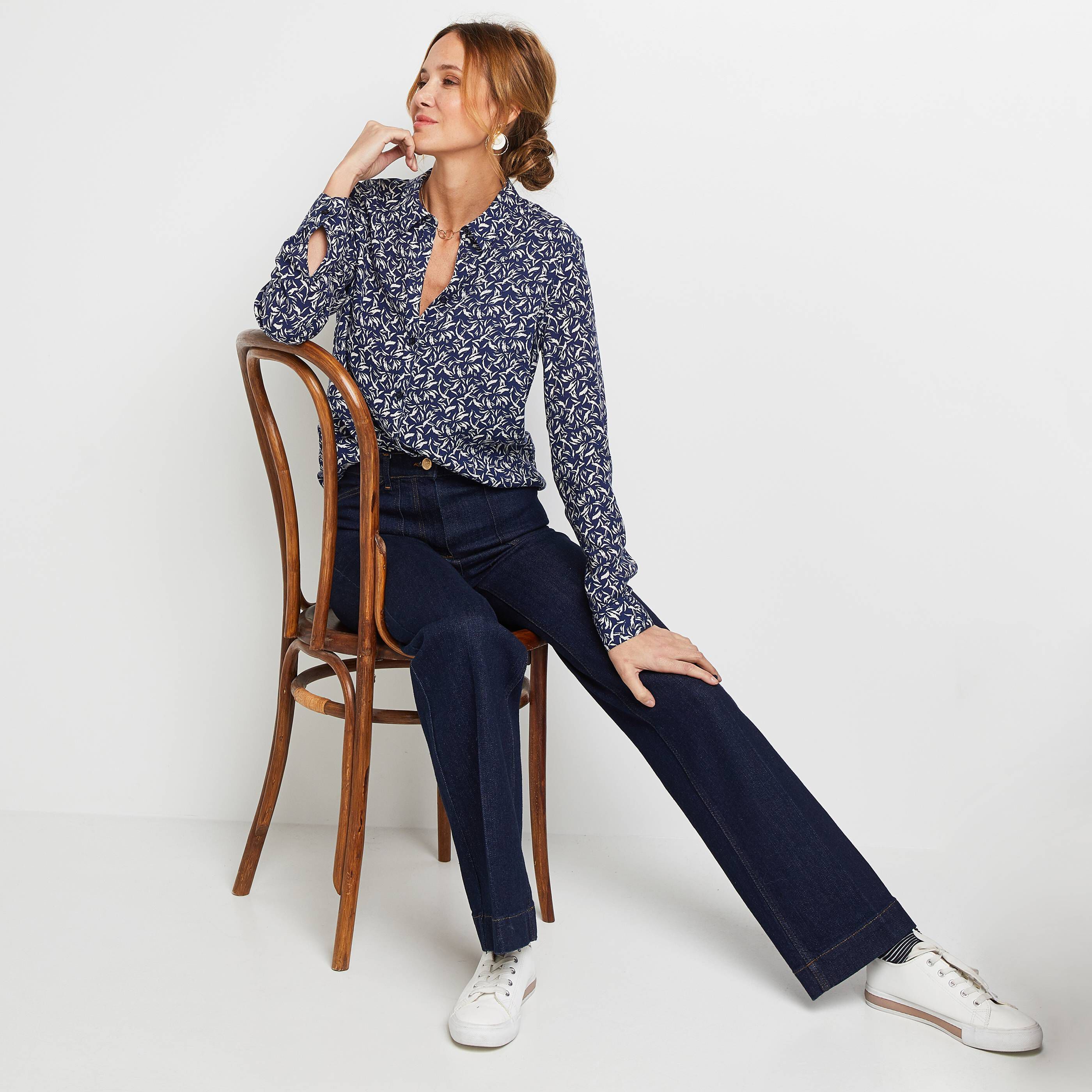 Chemisier fluide femme - IMPRIME