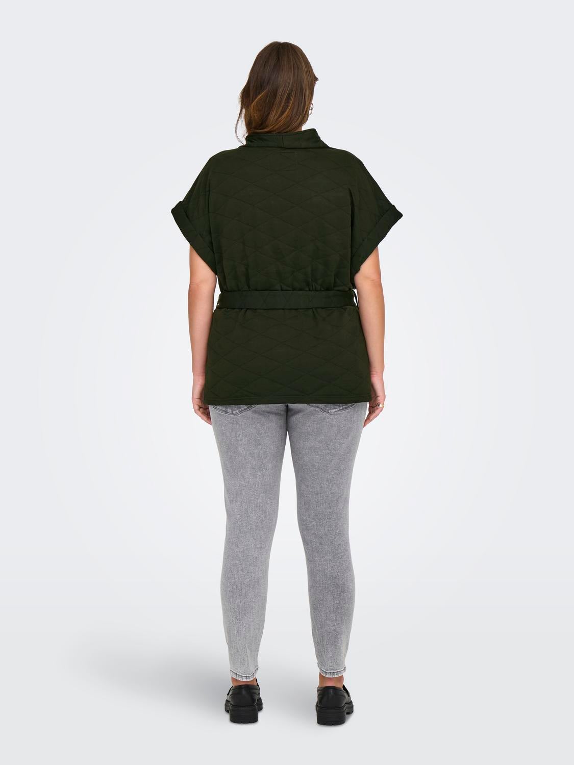 CARSOFFI Sweatshirt-Jacke Rosin