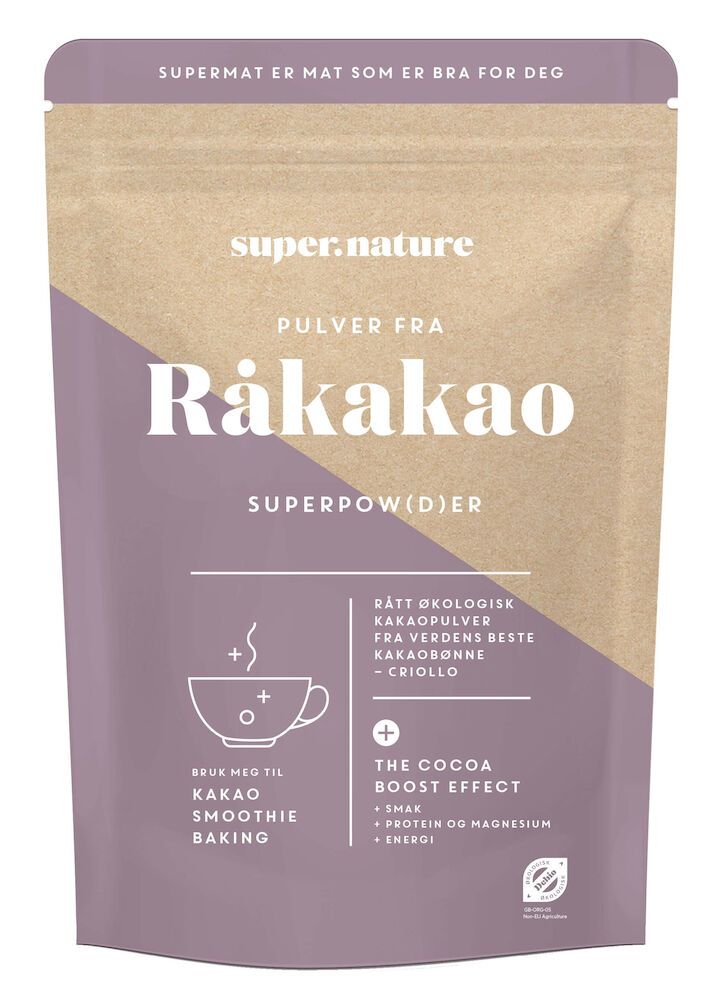 Supernature Råkakao kakaopulver