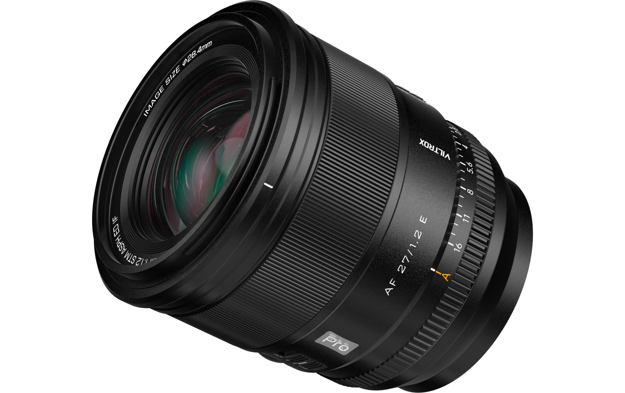 Festbrennweite AF 27mm F/1.2 Pro – Sony E-Mount<br>APS-C-Objektiv mit grosser Blende und Autofokus für Sony