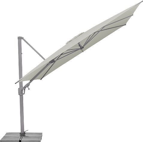 Suncomfort by Glatz SUNFLEX Sonnenschirm - Hellgrau / B: 300.0 cm x T: 300.0 cm x H: 254.0 cm
