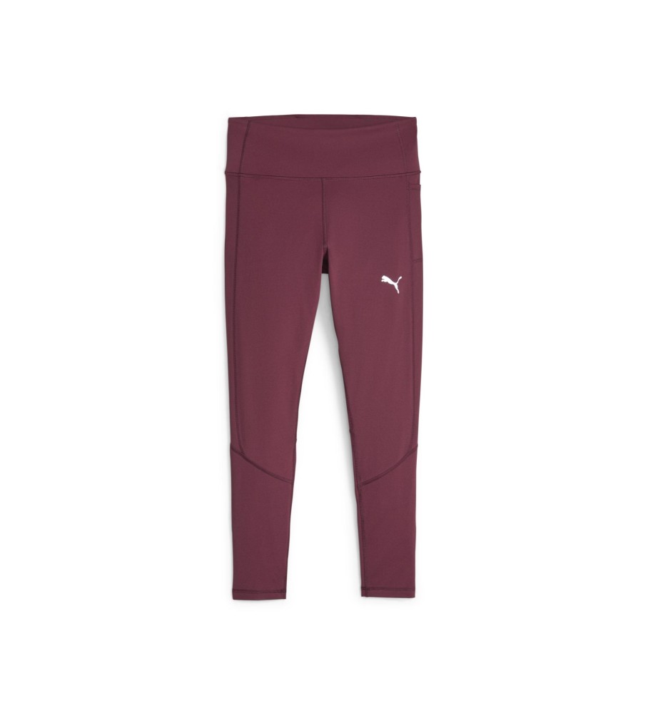 Calça legging Puma Evostripe cor bordô