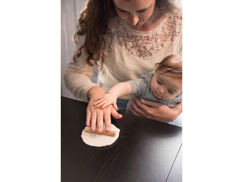 Tiny Love 3D-Abdruckset Bilderrahmen Natur, 3er Ein Doppelrahmen für die ersten zauberhaften Momente des Babys