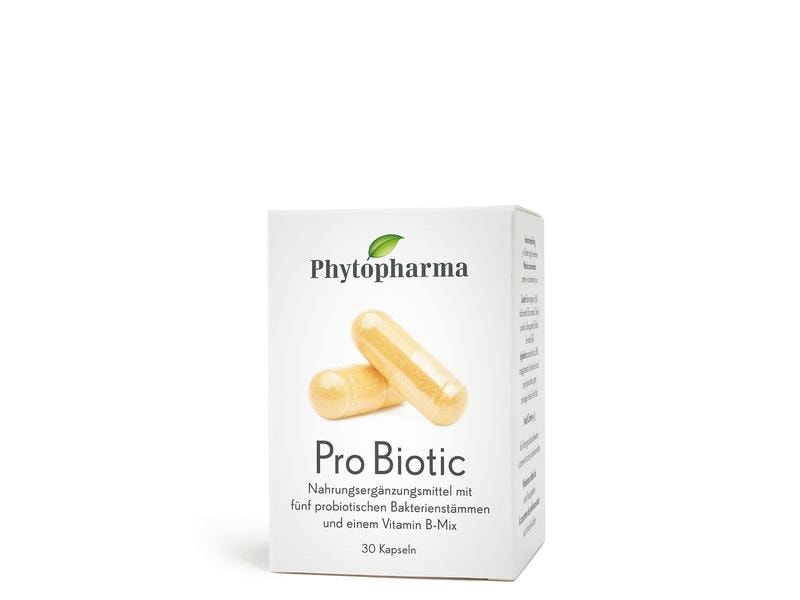 Phytopharma Probiotikum Pro Biotic 25 30 Kapseln Probiotikum mit Milchsäurebakterien