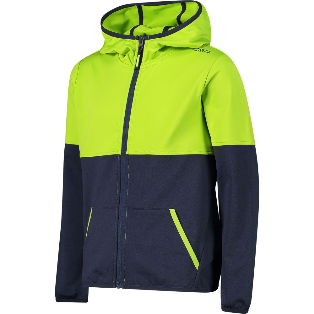 CMP Fix Hood Sweatshirt Kinder blue melange