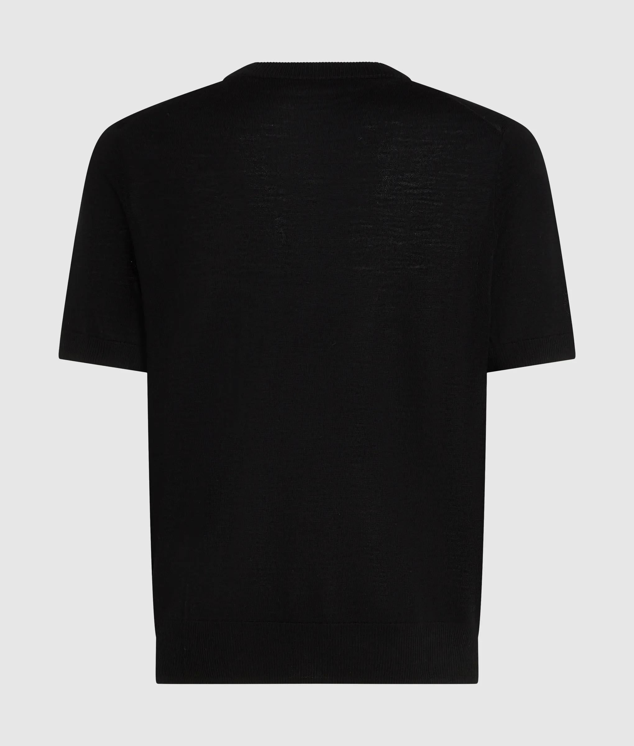 Monogram T-shirt van merinoswol