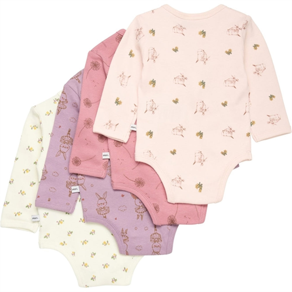Body AO-printed 4-pak Dusty Rose - Pippi