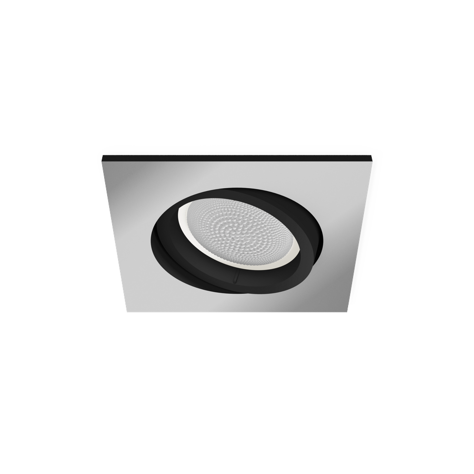 Philips Hue - Centura Hue Recessed Squared - White & Color Ambiance - Aluminium
