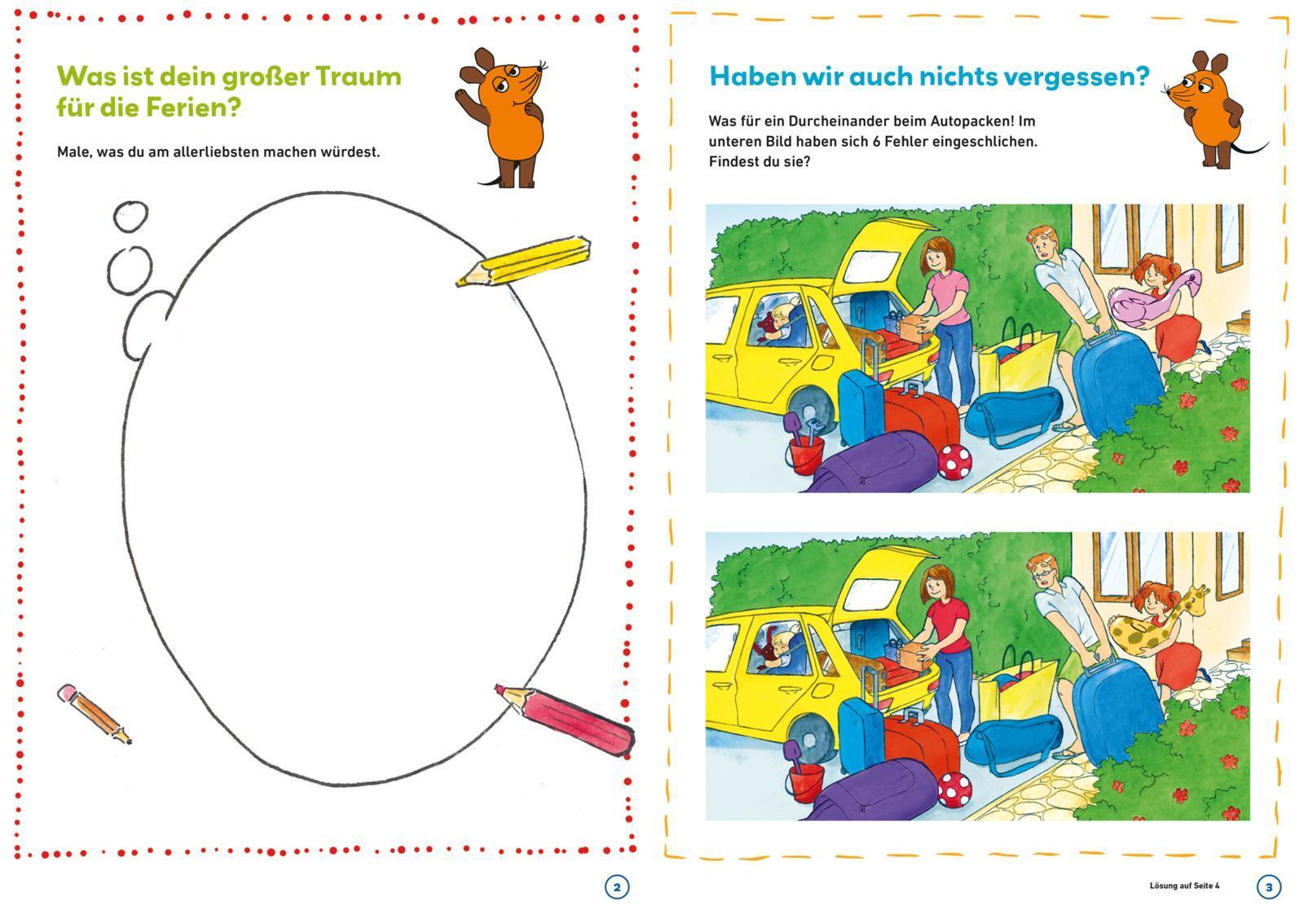 Mein Ferien-Rätselblock mit der Maus / Frag doch mal ... die Maus! Bd.1