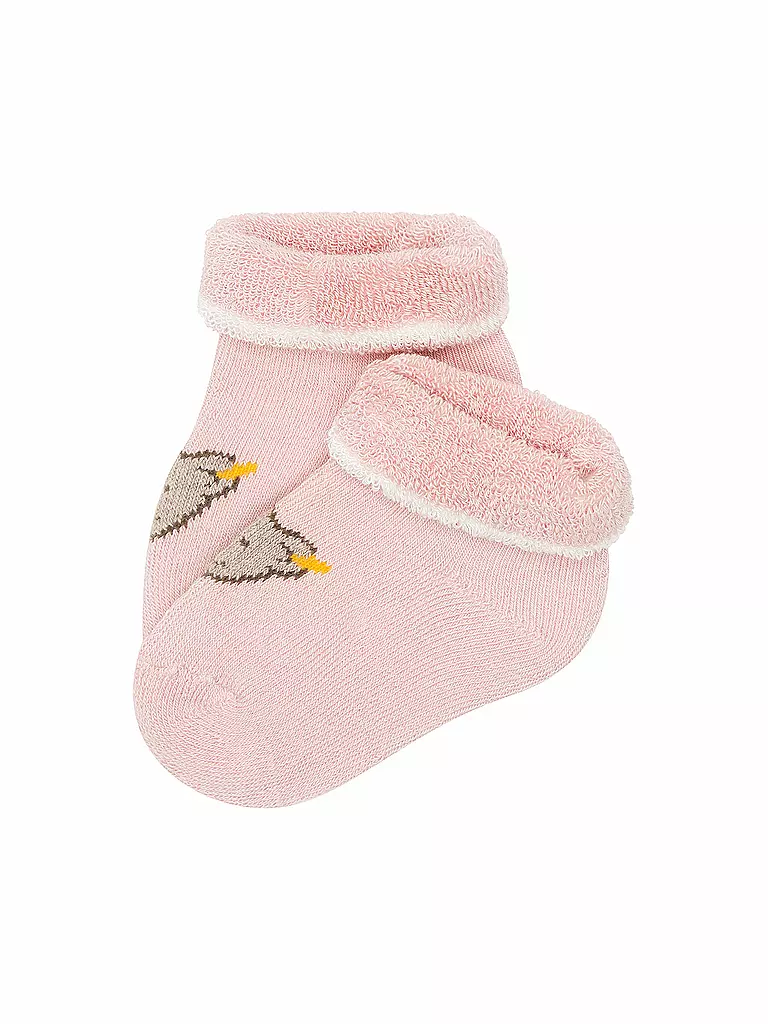STEIFF Baby Socken silver pink rosa