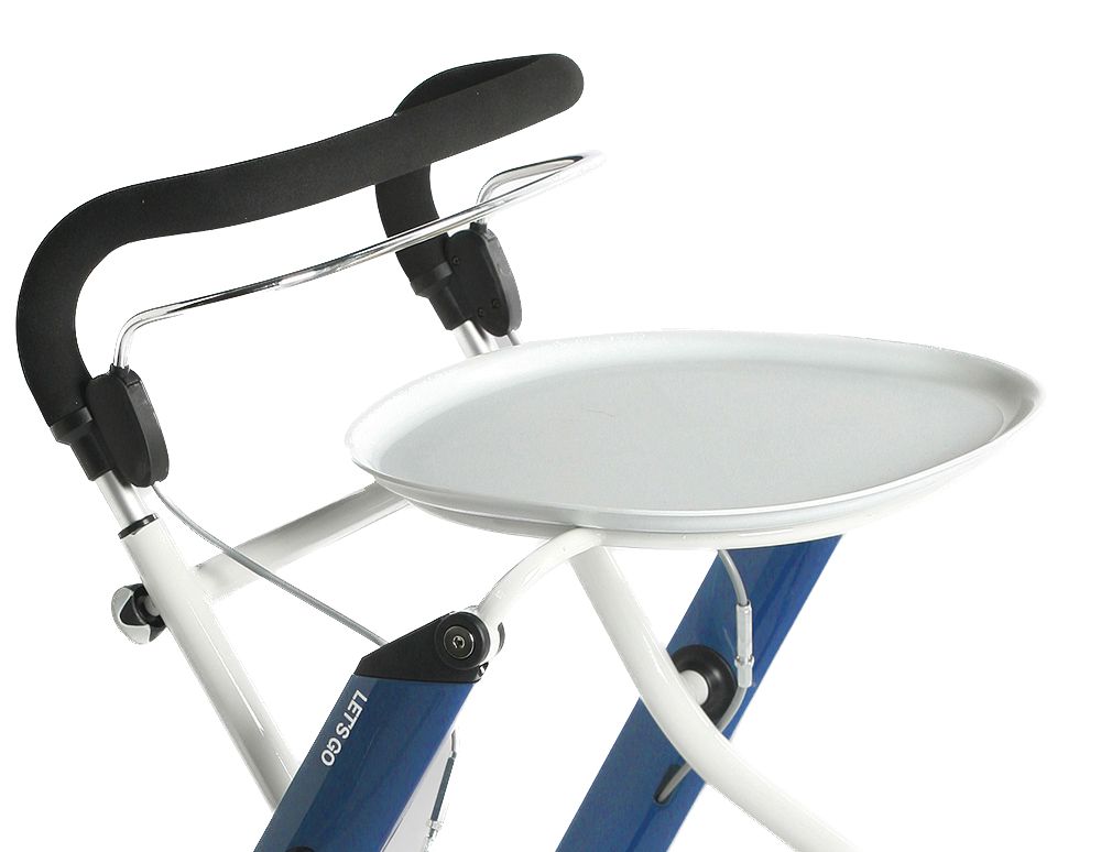 Tablett, weiß zu Rollator Let`s Go