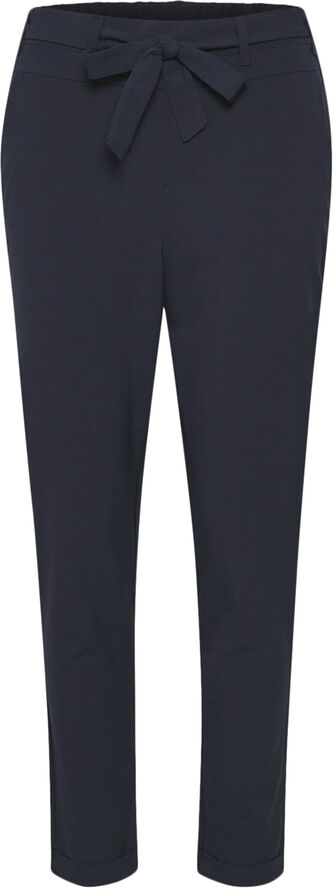 Kaffe Jillian belt pants Midnight marine