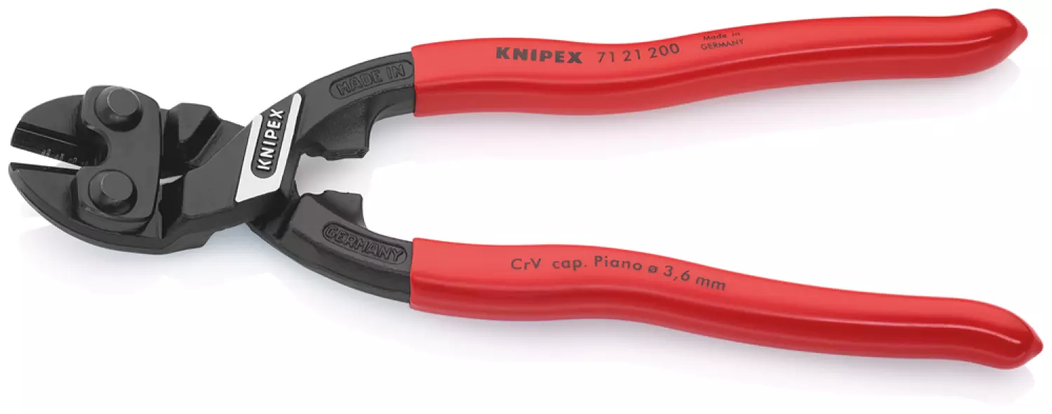 Knipex 7121200 CoBolt Boutensnijder - Compact - Gebogen - 200mm
