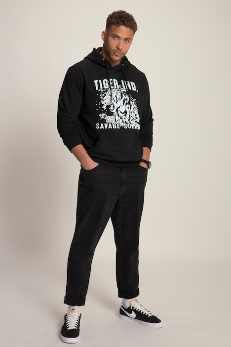 STHUGE Hoodie, Sweater, XL Print, Kapuze, Langarm, bis 8 XL