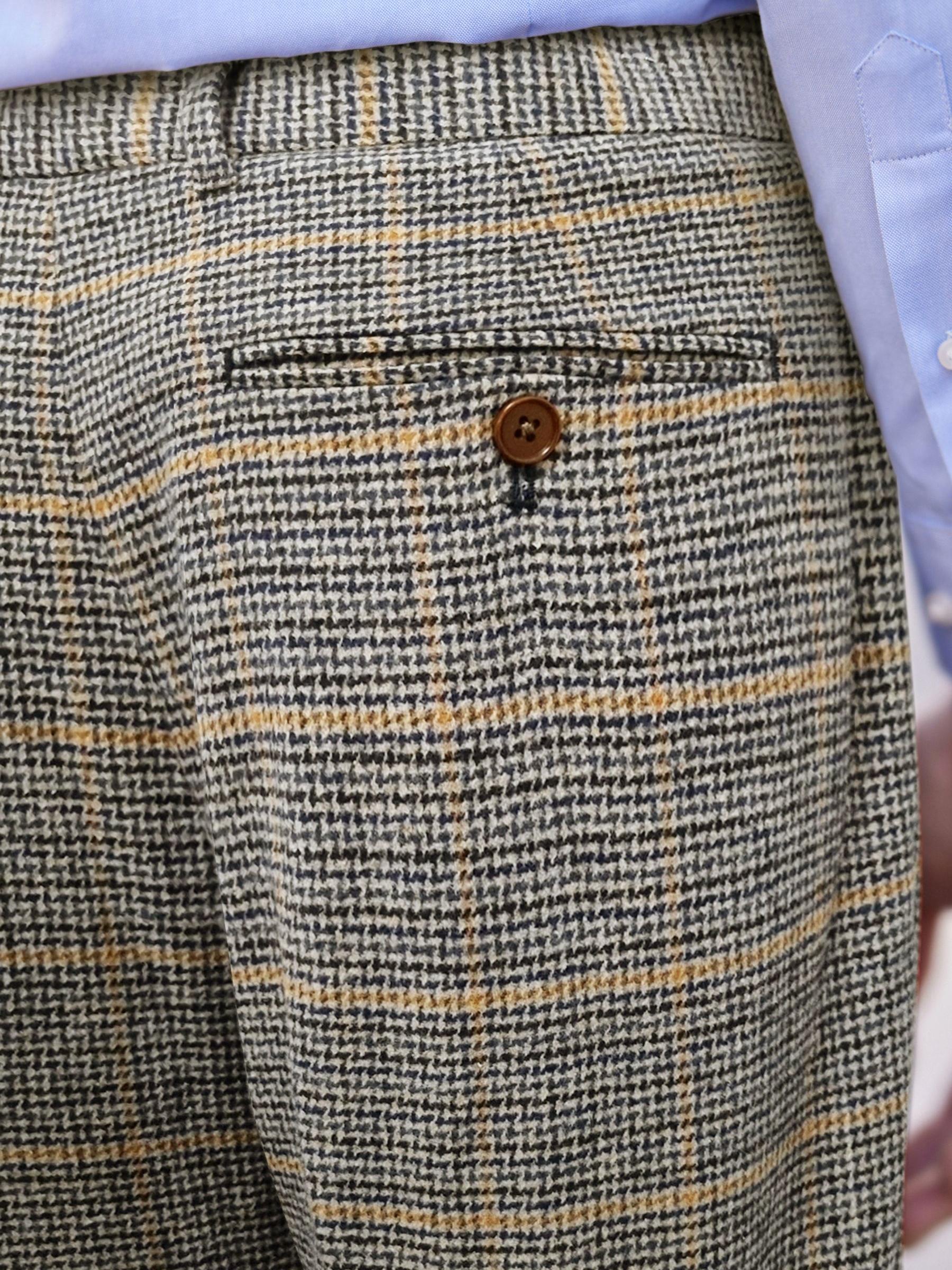Grijs geruit - Nova Fides formele broek