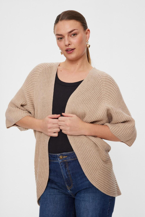 Freequent taupe dames vest