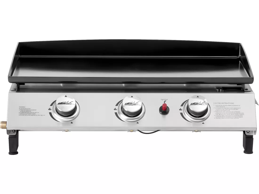 Plancha gaz 3 brûleurs 