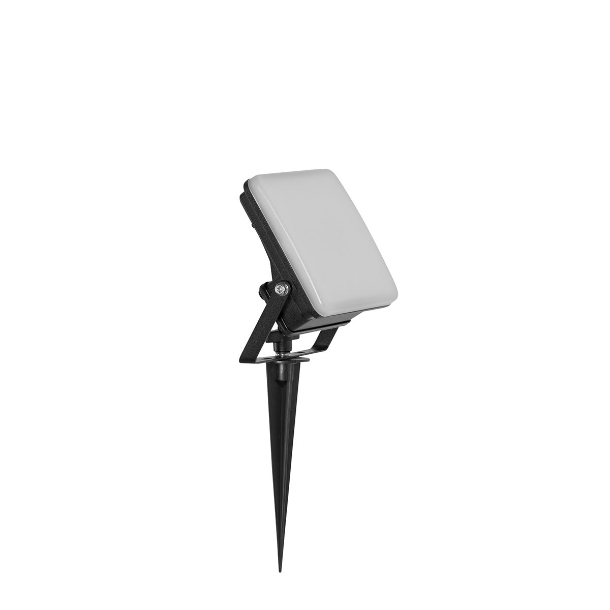 Smart straler zwart 12,8 cm incl. LED IP65 met grondpin - Ruud