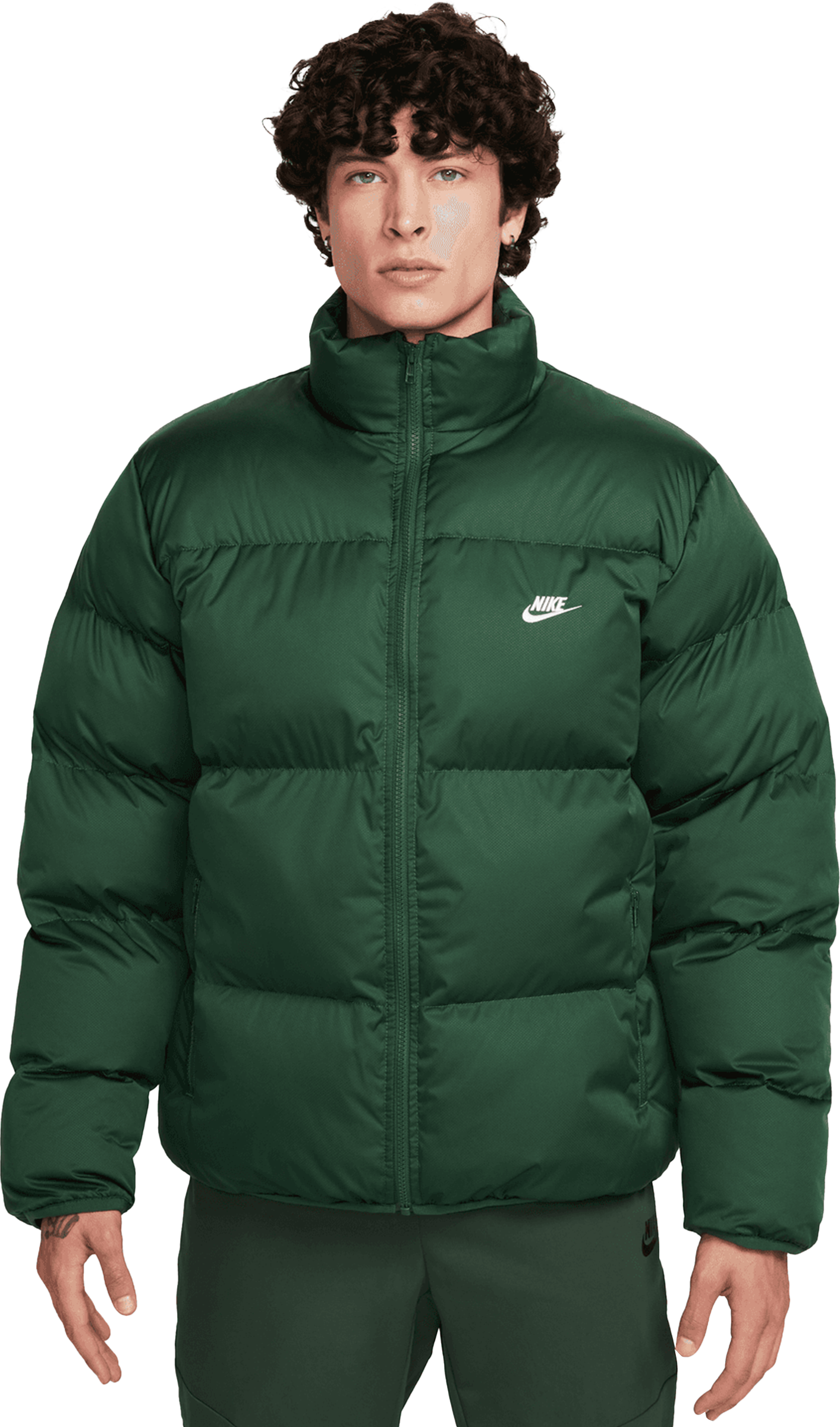 Nike Club Puffer Jacke Grün F323