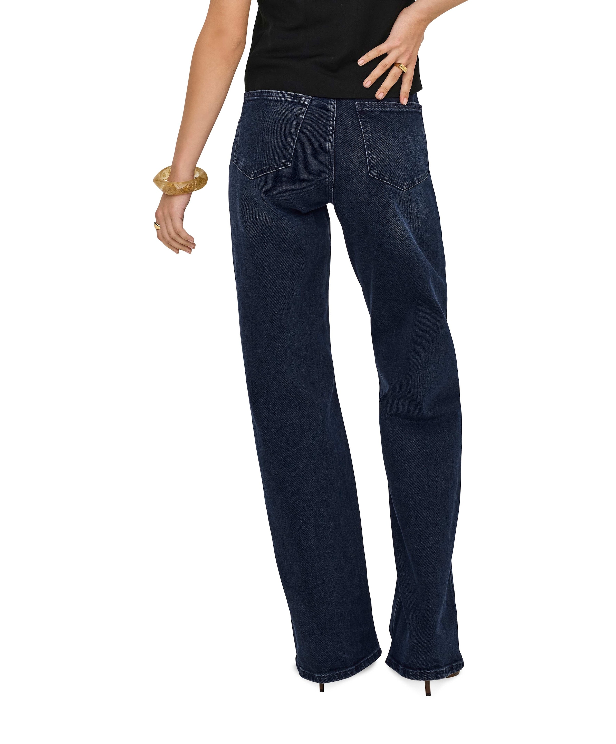 Only ONLJUICY HW WIDE DNM REA929 NOOS dames jeans blauw