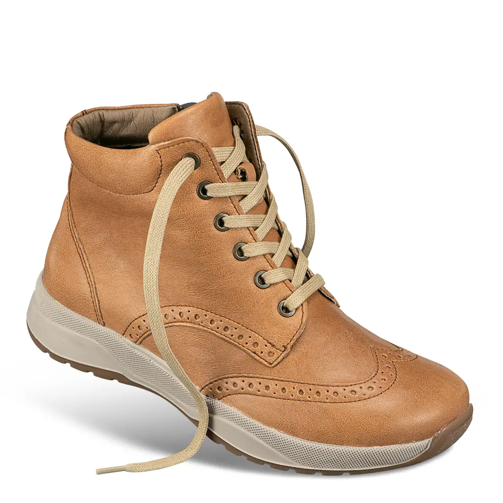 DAMEN - Schnürstiefelette ANDORA camel