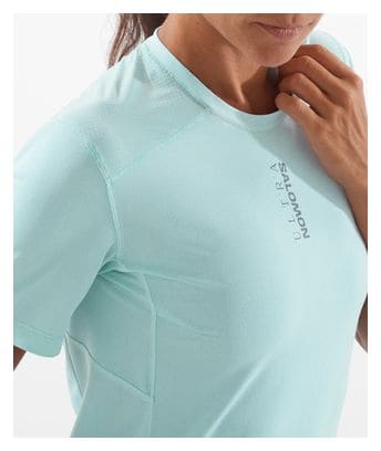 Maillot manches courtes Salomon S/LAB Ultra Bleu Femme