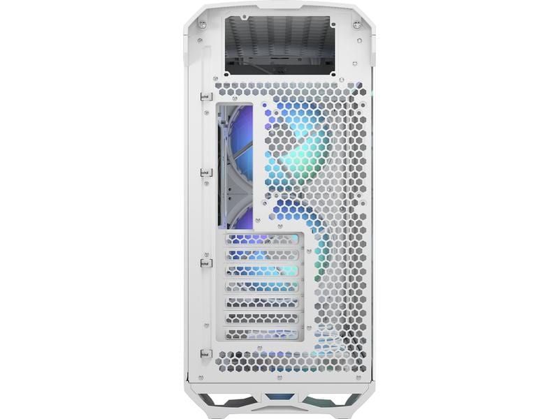 Fractal Design PC-Gehäuse Torrent RGB TG Weiss Eleganter, kompakter Big-Tower mit Sichtfenster und RGB-Beleuchtung