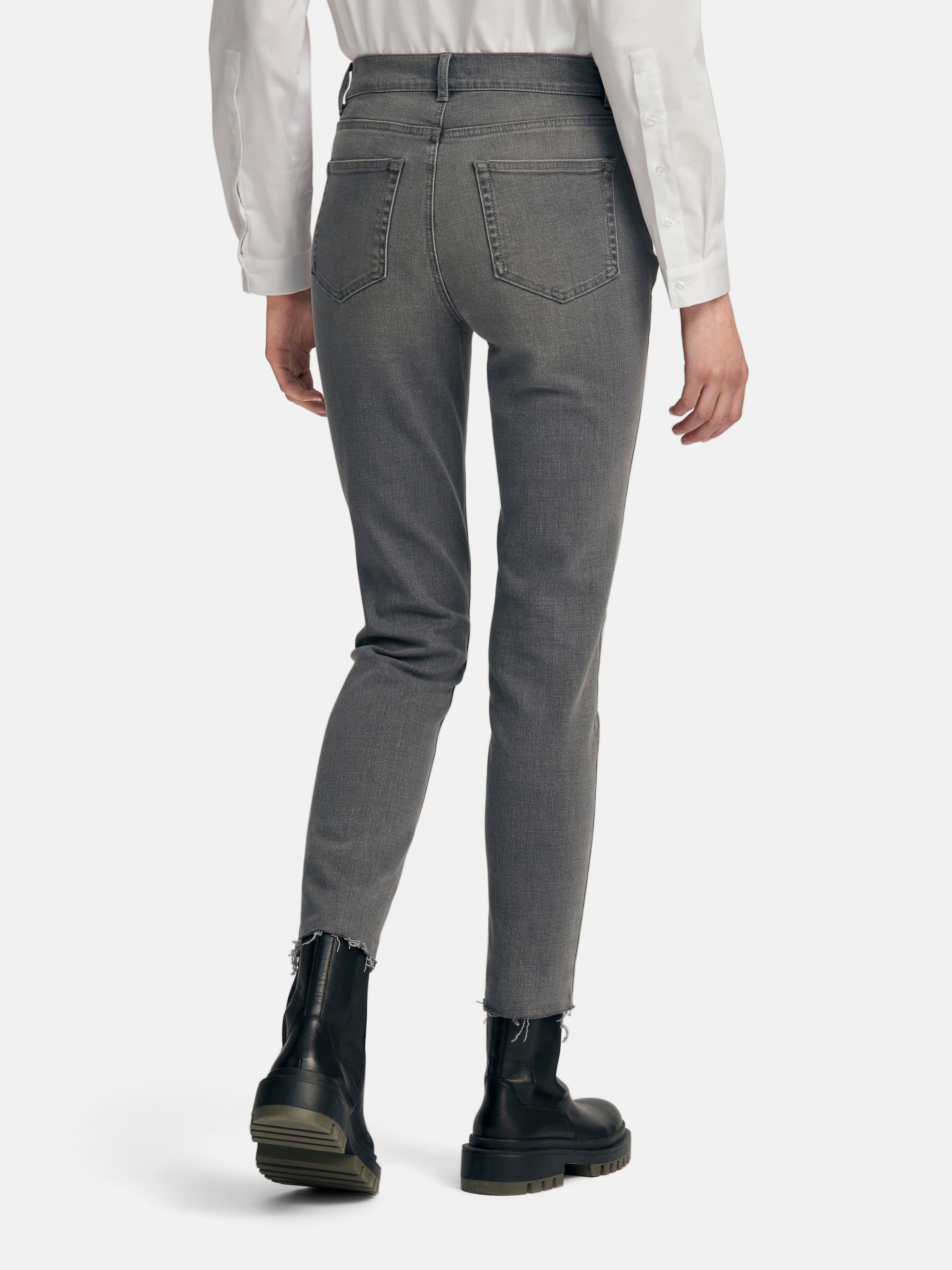 Knöchellange Slim-Fit-Jeans
