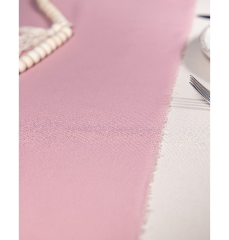 Roze Tafelloper Effen 5m