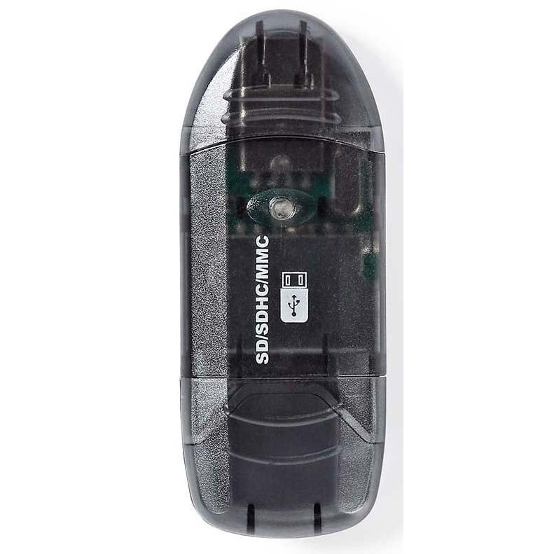 Nedis CRDRU2100BK SD/SDHC/MMC kaartlezer USB