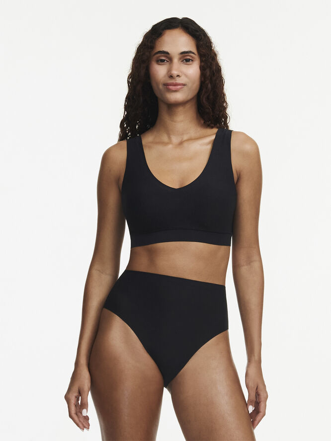 Chantelle Softstretch High Cut Brief Black