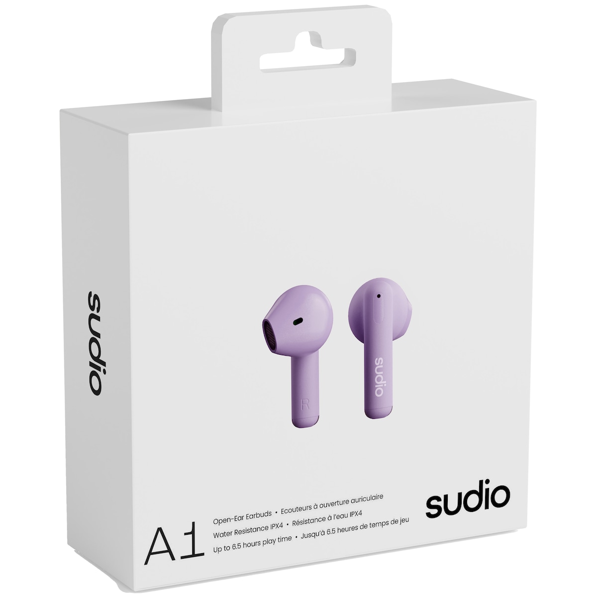 Sudio A1 trådløse in-ear hodetelefoner (lilla)