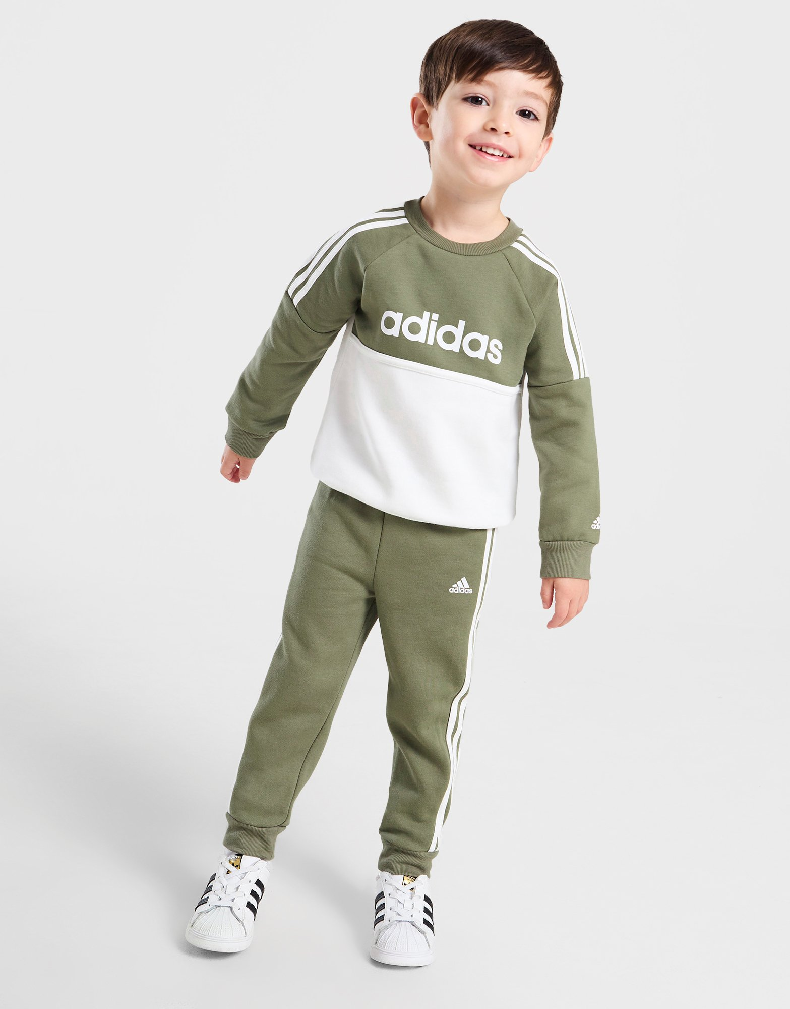 adidas Ensemble de survêtement Colour Block Bébé