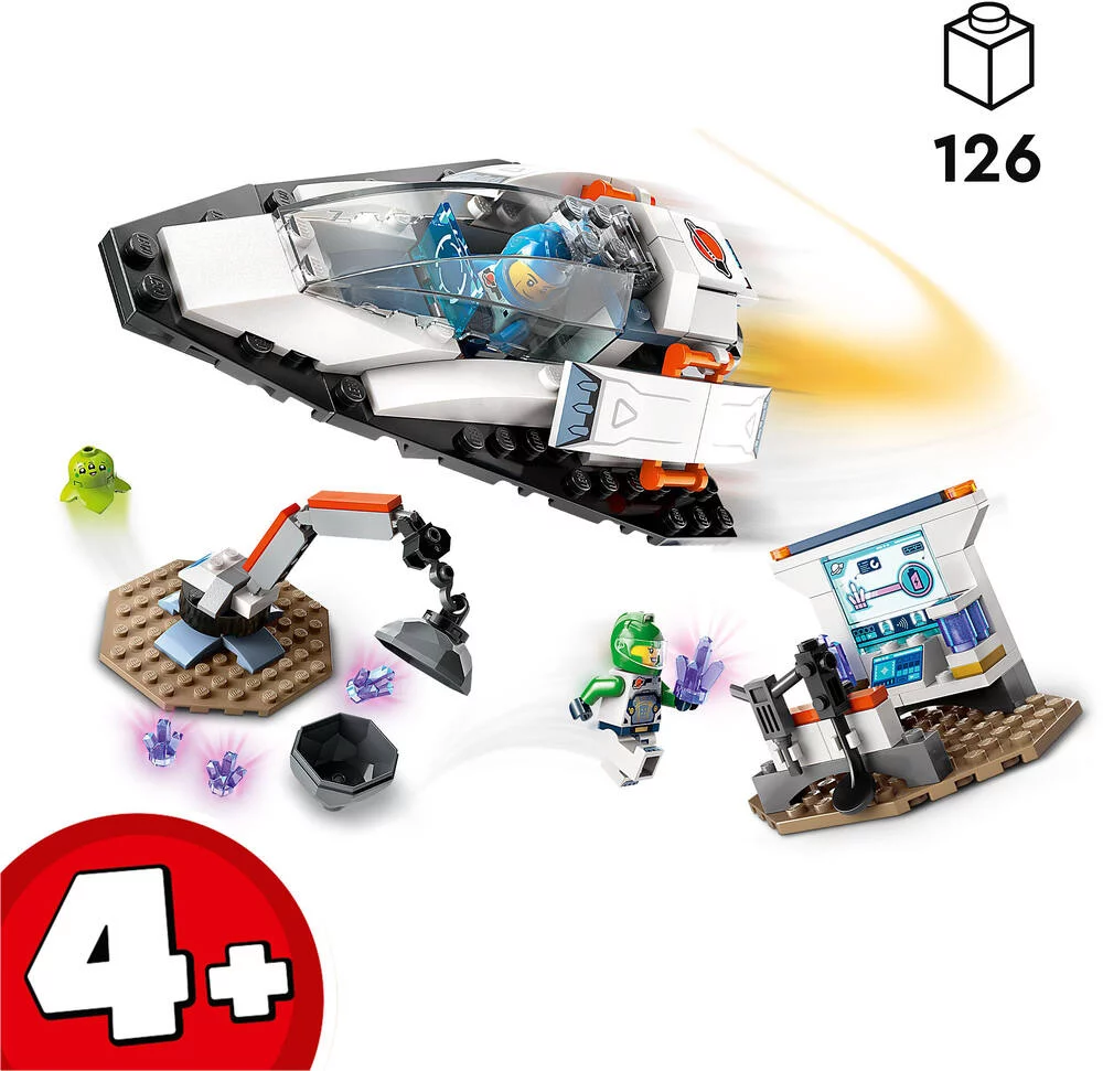 LEGO®CITY 60429 - LE VAISSEAU ET LA DECOUVERTE DE L’ASTEROIDE