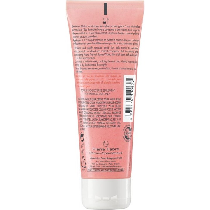 Gelée gommante visage Avène Essential Care - Tube de 75 ml