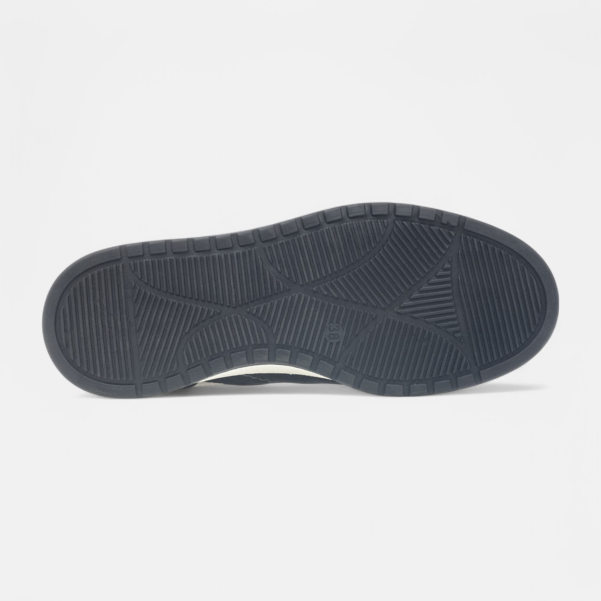 Baskets basses Femme en cuir noir