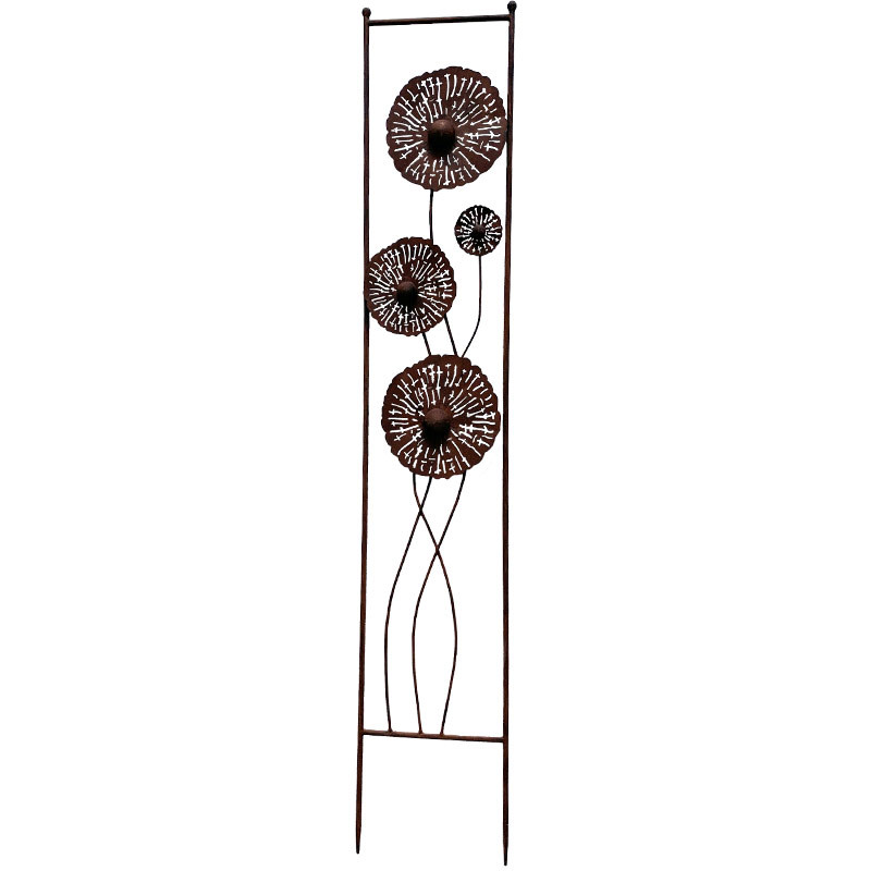 Treillage jardin fer pistillus 126x23cm