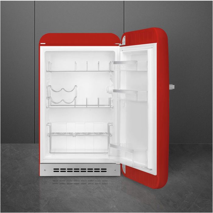 SMEG Stand-Kühlschrank 50's Retro Style FAB10HRRD5 Rot