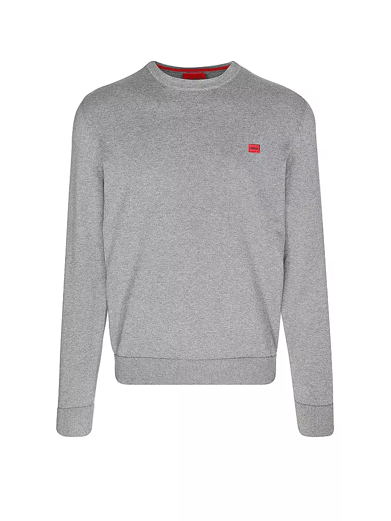 HUGO Pullover SAN CASSIUS grau