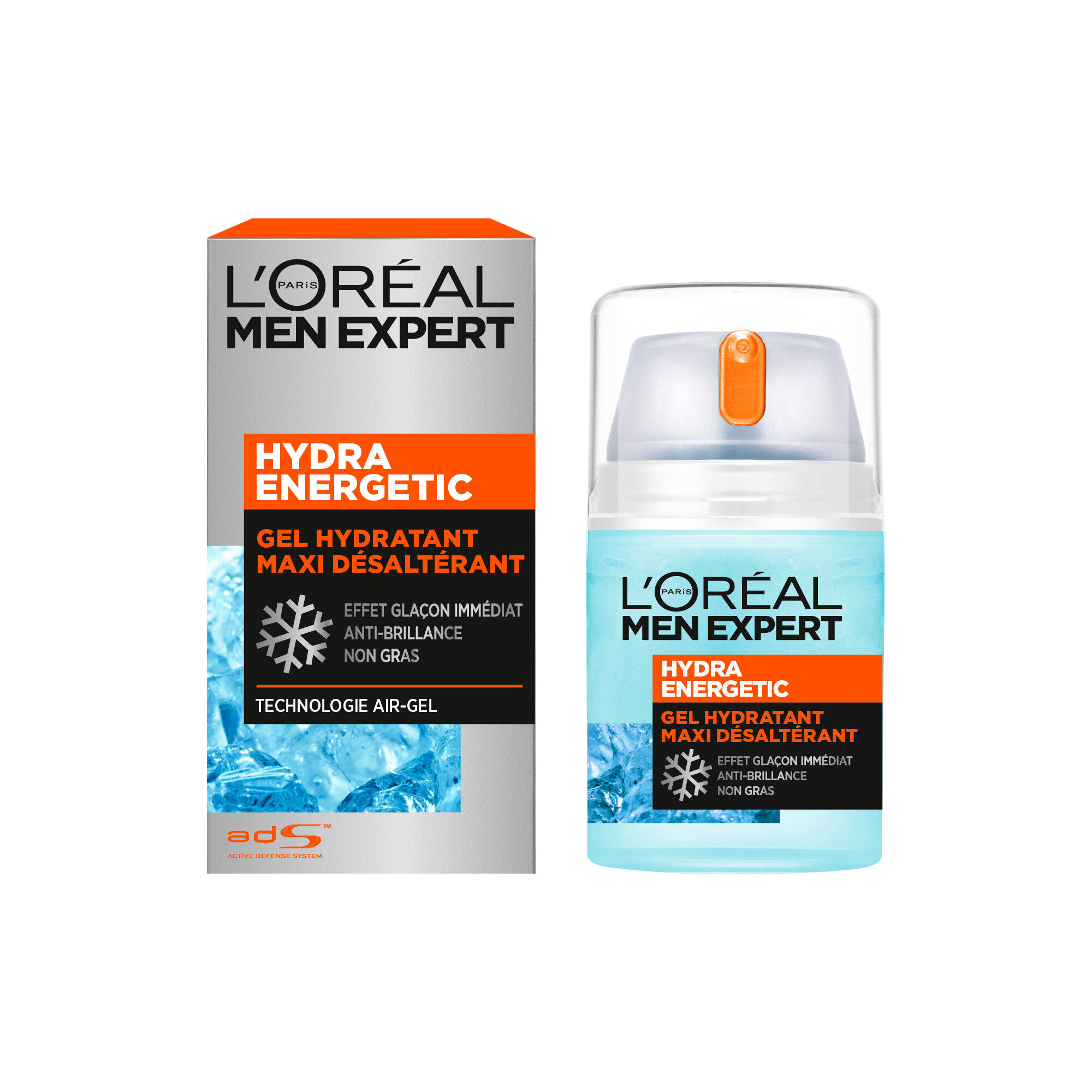 Men Expert Hydra Energetic Maxi Désaltérant Gel hydratant désaltérant