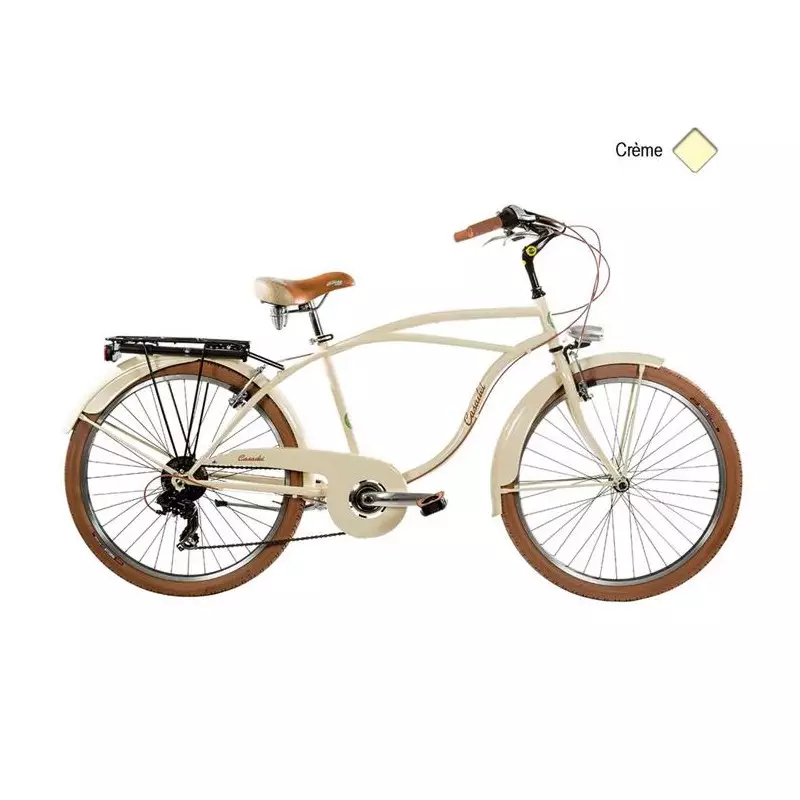 Vélo CASADEI cruiser 26´´ homme h46 creme