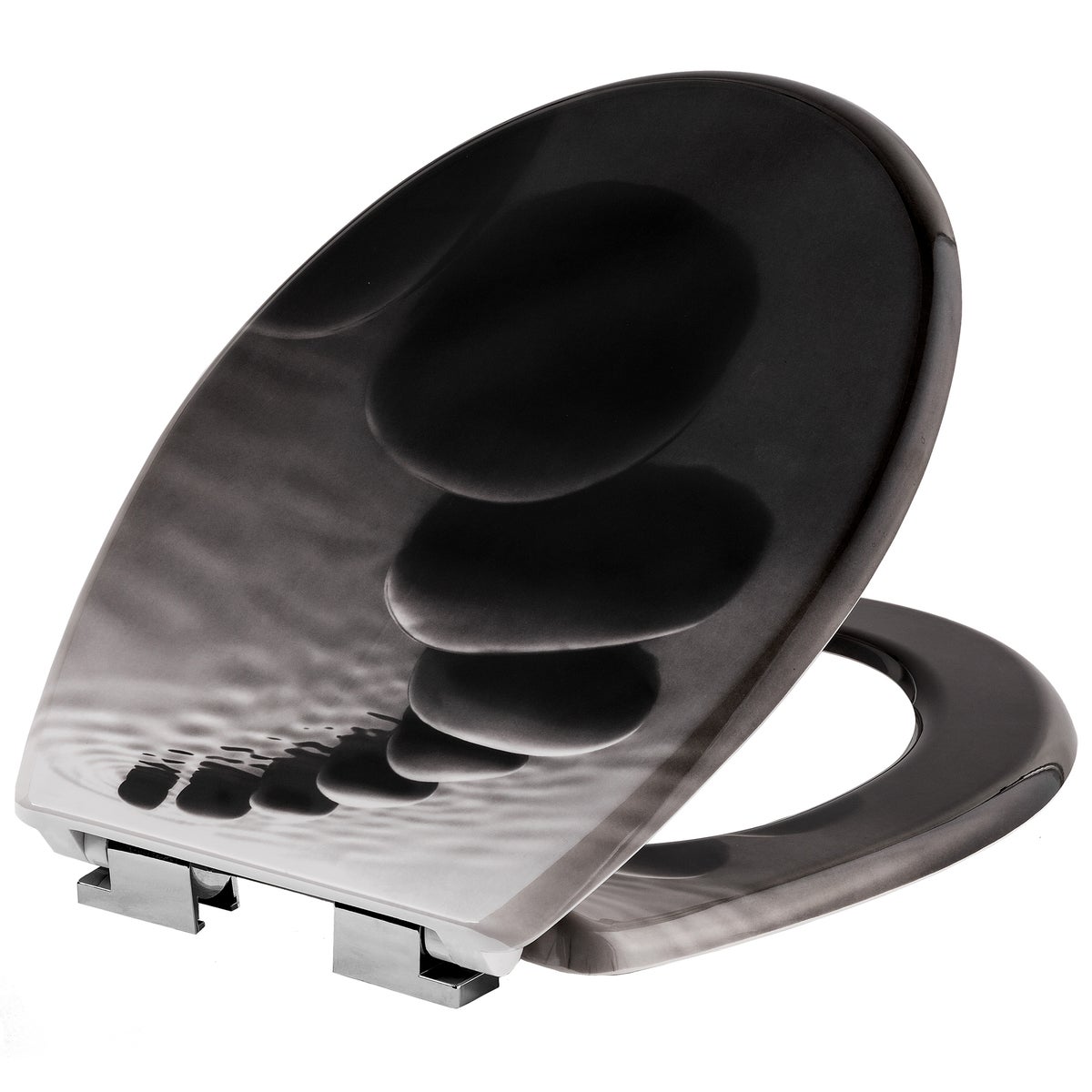 tectake toiletbril met motief, 45,5 x 38 x 5 cm