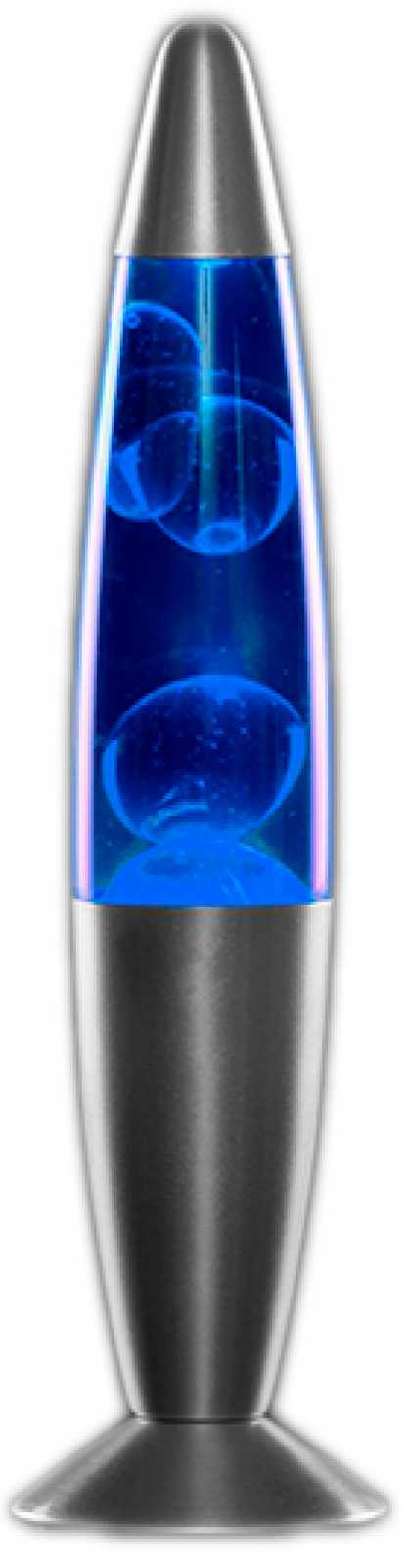 Lâmpada de lava InnovaGoods 25W, azul (1 unidade)