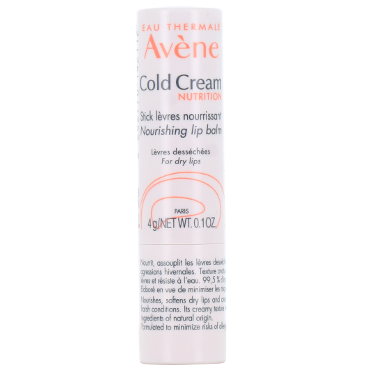 Cold Cream Avene : stick lèvres sèches et abîmées - Soin nourrissant