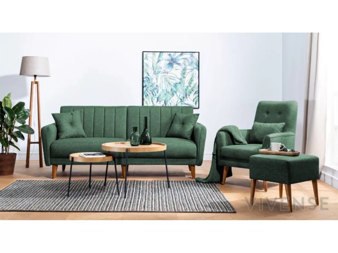 Canapé convertible AQUA VERT