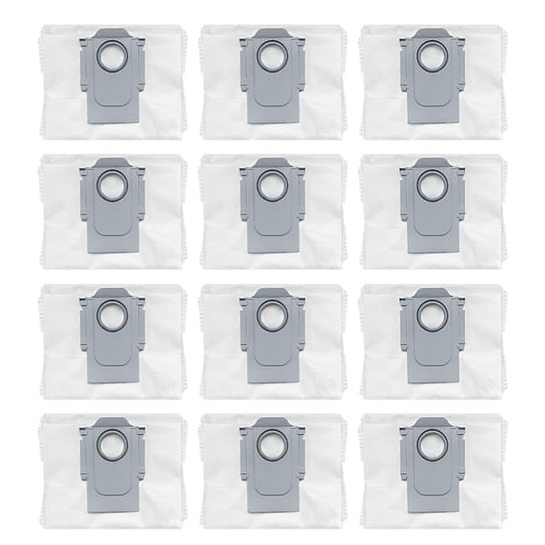 INF Støvsugerposer i 12-pakning  Roborock S7 Maxv Ultra / S7 Pro Ultra / Q5 / Q5 Plus / Q7 / Q7 Plus / Q7 MAX / Q7 Max Plus