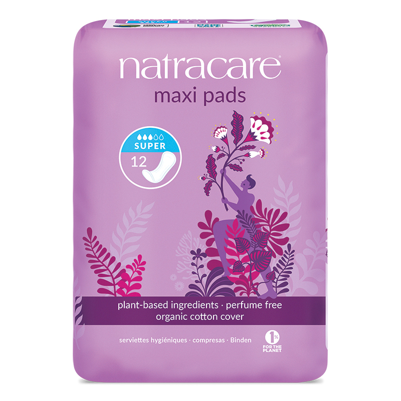 Natracare Maandverband super (12 stuks)