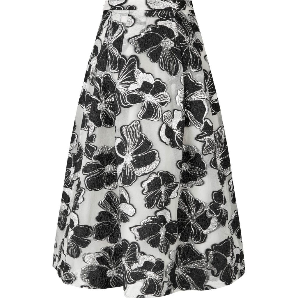 Stine Goya Voluminous Midi Skirt, 1608 Organza Jacquard
